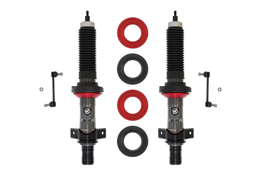 Inverted Monotube Rally Struts for 2015+ Ford Transit by Van Compass
