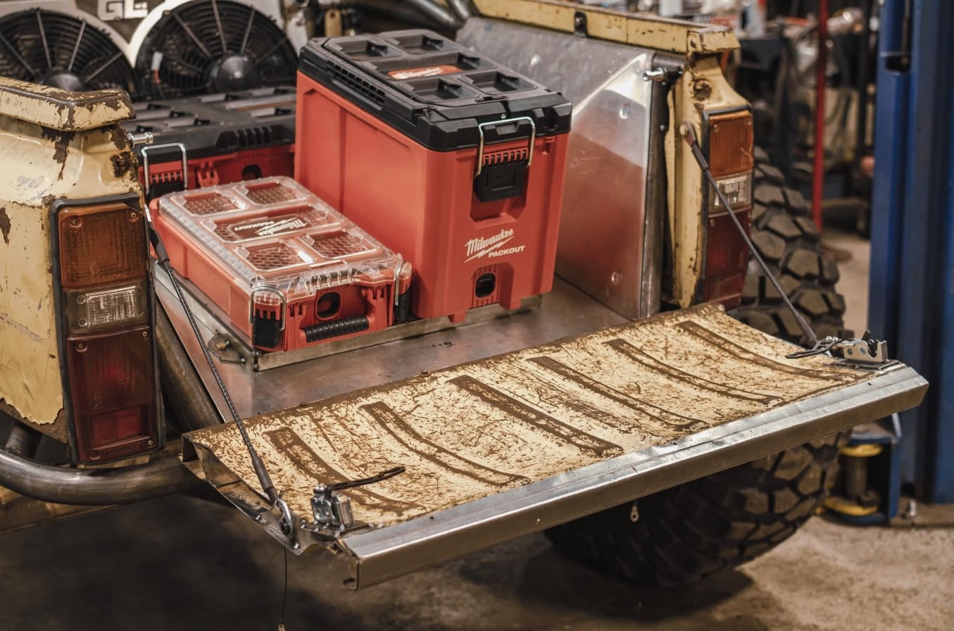 3/16" Milwaukee Packout Mounting Plate by Greenleaf Motorsports