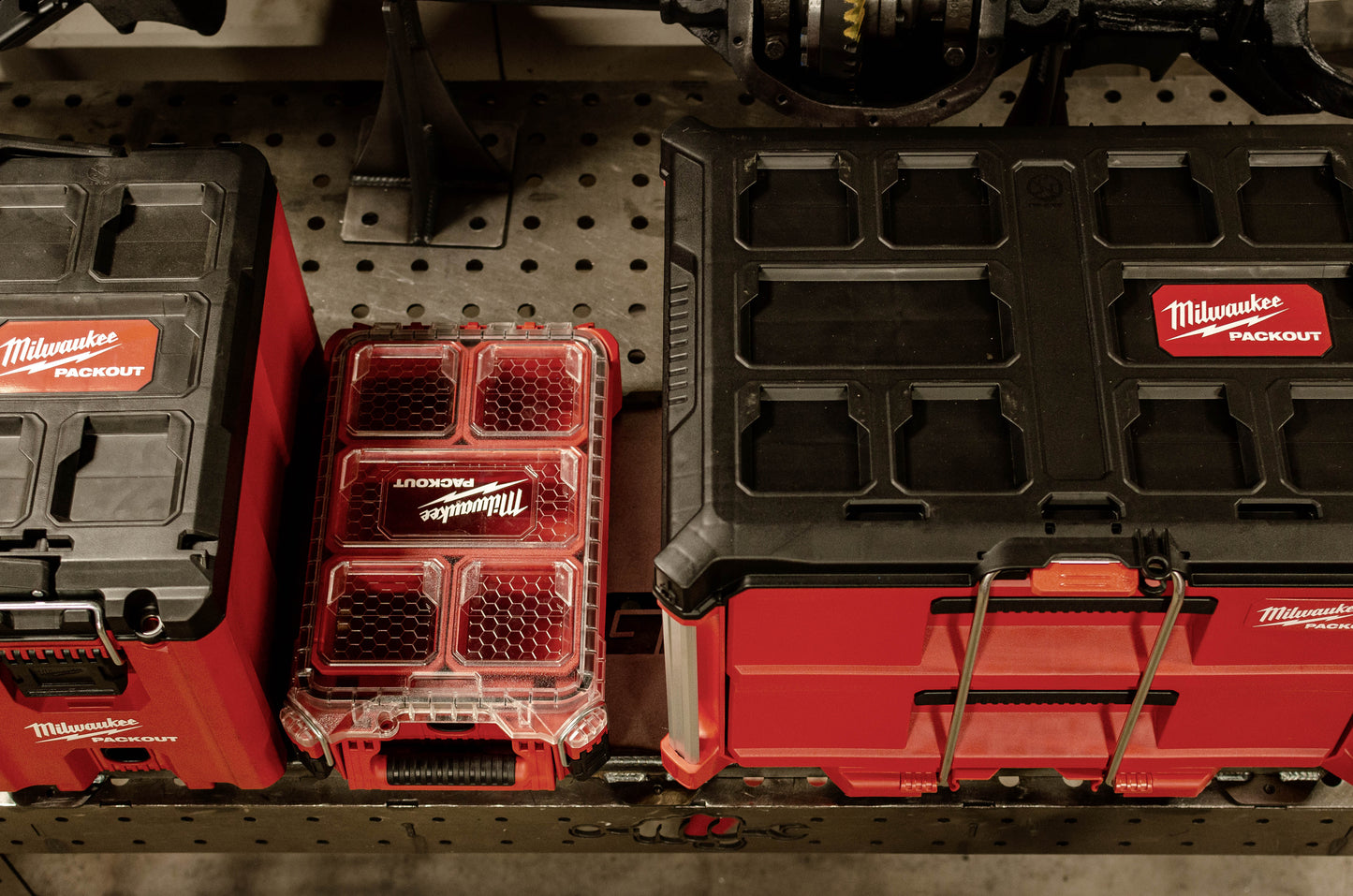 Doublewide 3/16" Milwaukee Packout Mounting Plate by Greenleaf Motorsports