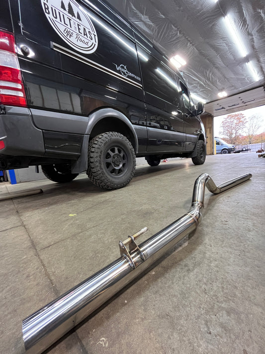 Sprinter van/ Revel Stainless 144" 2500 vs30 / ncv3 rear exit exhaust
