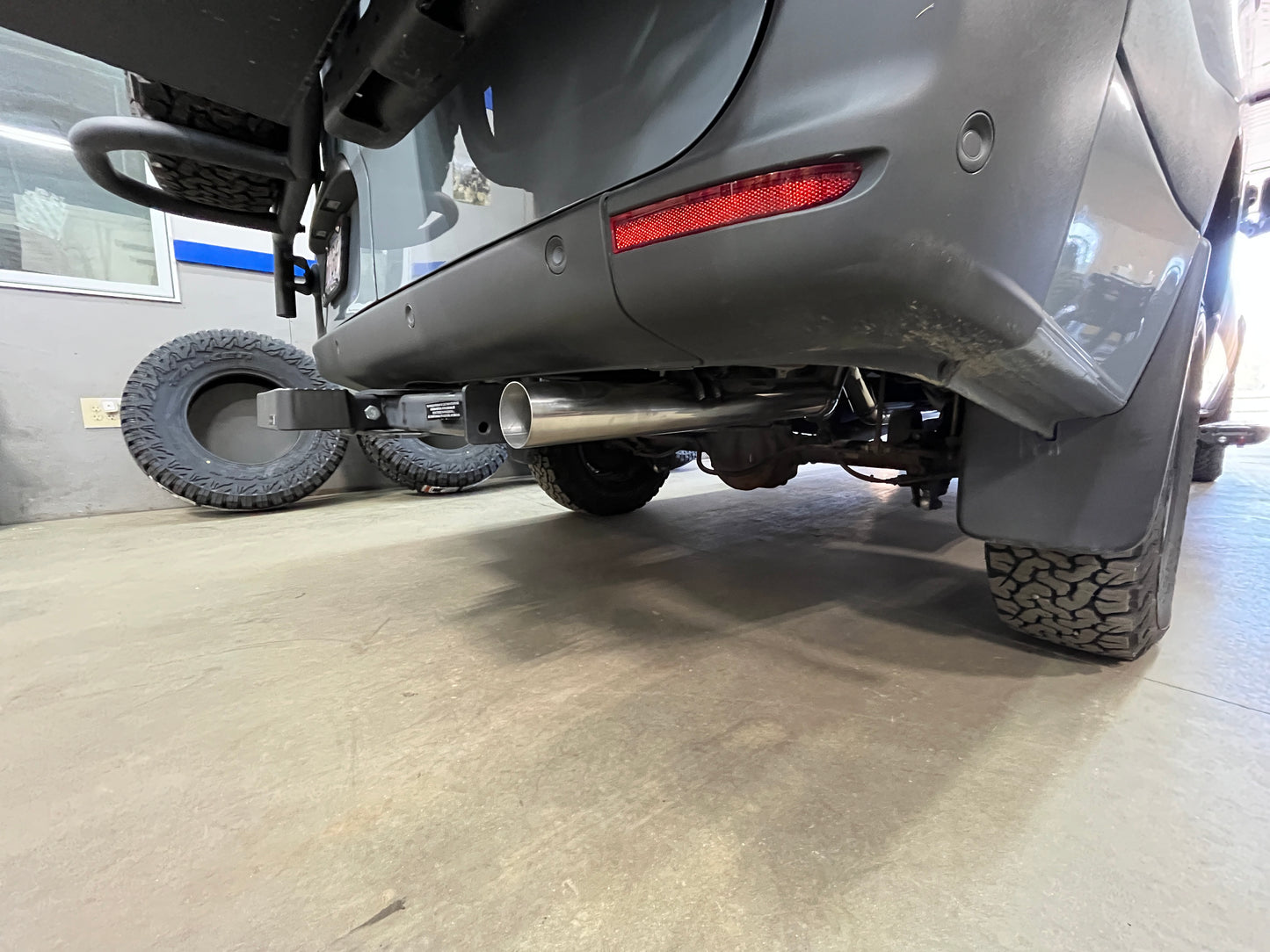 Sprinter van/ Revel Stainless 144" 2500 vs30 / ncv3 rear exit exhaust