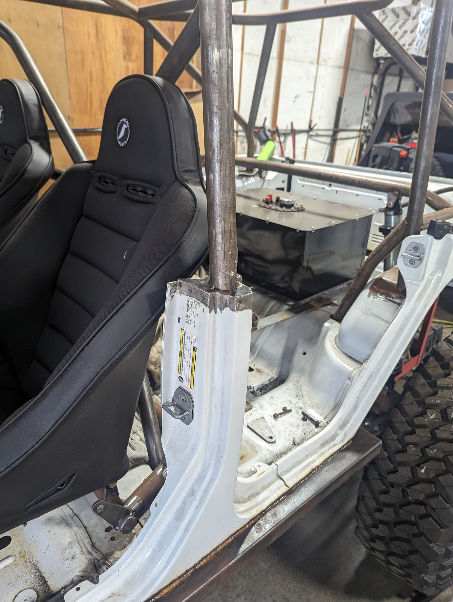 Built for the East B-Pillar caps/ cage mount jeep jk 4 door
