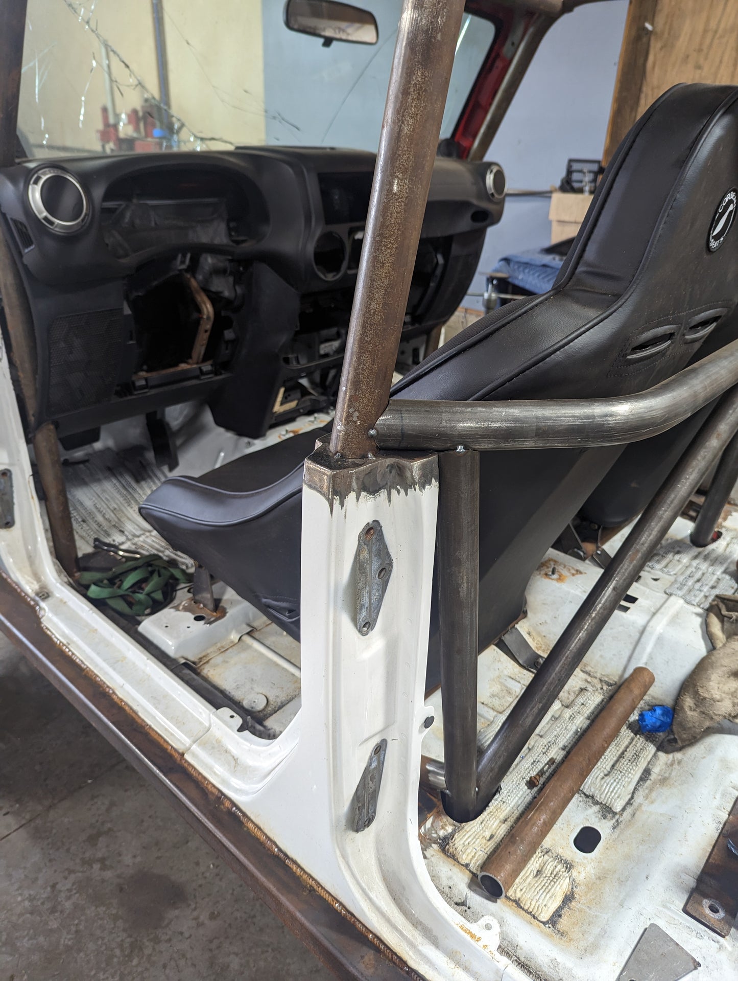 Built for the East B-Pillar caps/ cage mount jeep jk 4 door