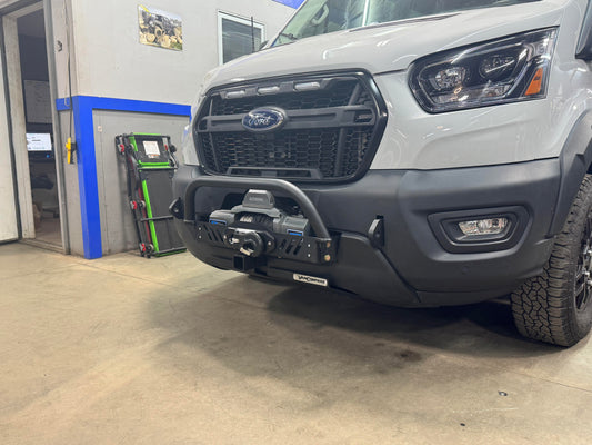 Front Winch Bumper (Ford Transit 2015+) By Van Compass