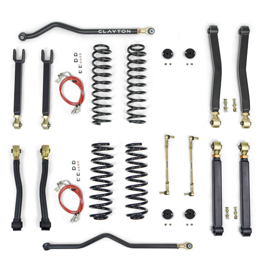 Jeep Wrangler 1.5" Premium Lift Kit (2007-2018, JK) by Clayton Offroad