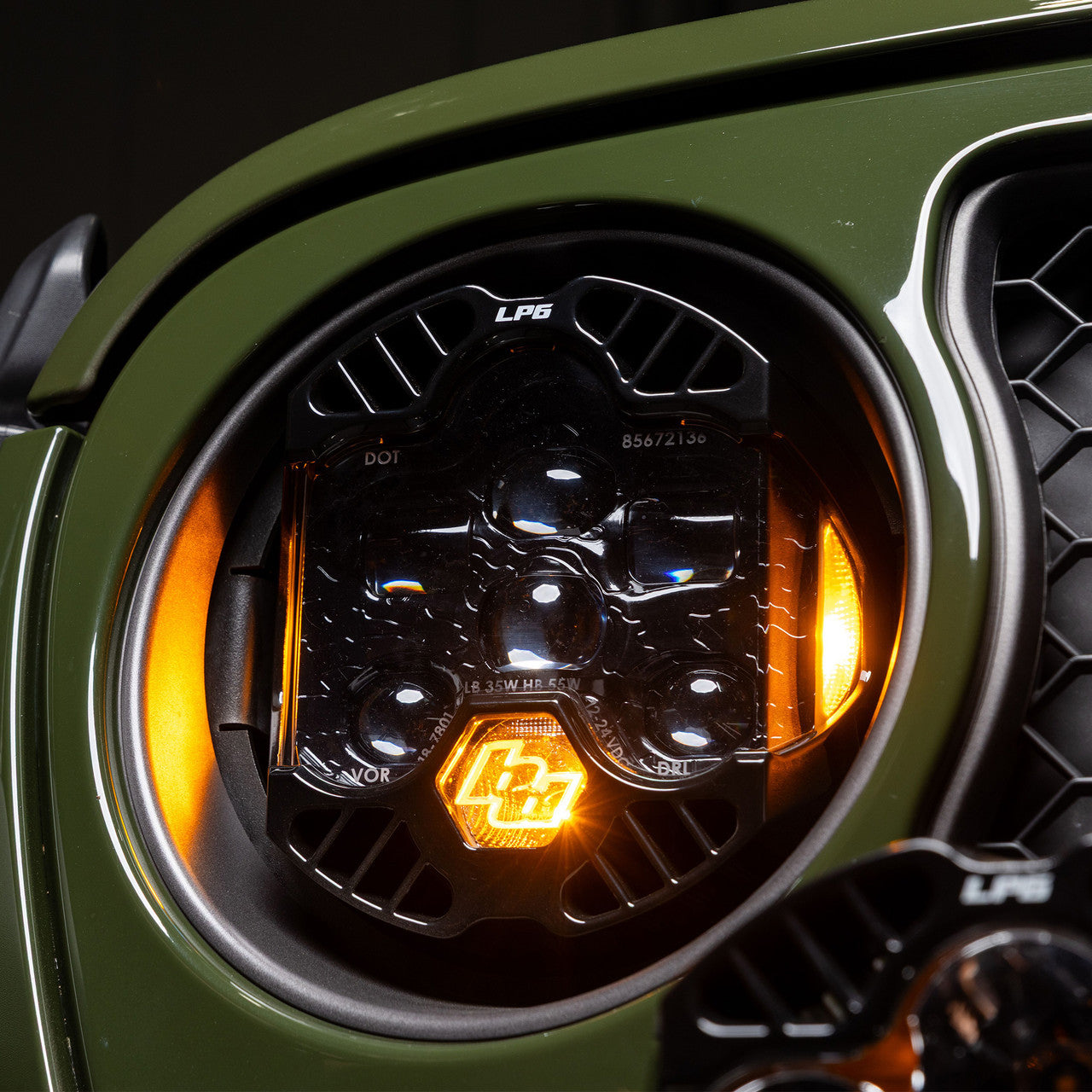 DOT LP6 LED Headlight Kit - Jeep JL (2018+) and JT (2020+) w/LED Headlights