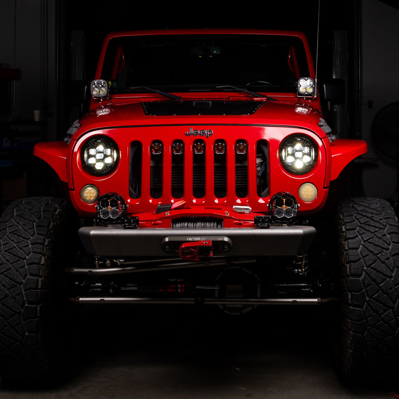 DOT LP6 LED Headlight Kit for Jeep Wrangler JK (2007-2018)