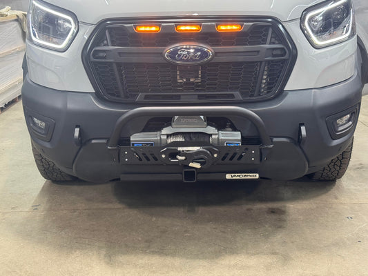 Front Winch Bumper (Ford Transit 2015+) By Van Compass