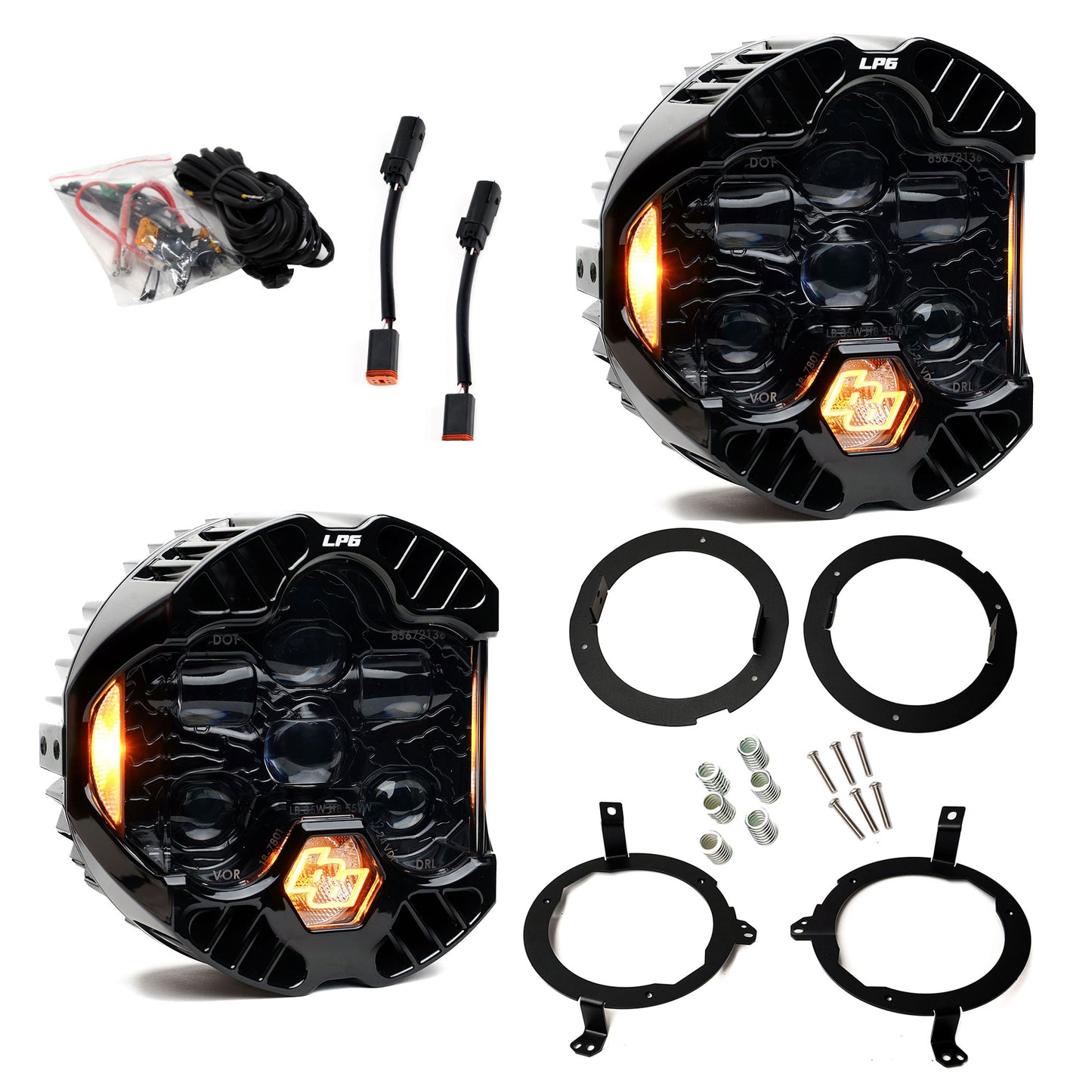 DOT LP6 LED Headlight Kit - Jeep JL (2018+) and JT (2020+) w/LED Headlights