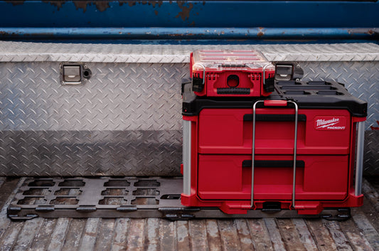 Doublewide 3/16" Milwaukee Packout Mounting Plate by Greenleaf Motorsports