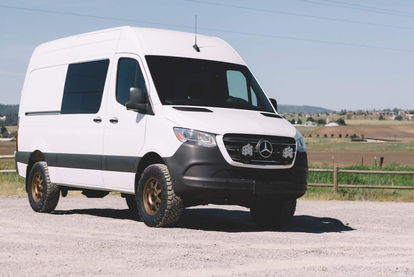 Striker 2" Lift Kit (2019+ 2WD Sprinter 2500 and 3500) by Van Compass