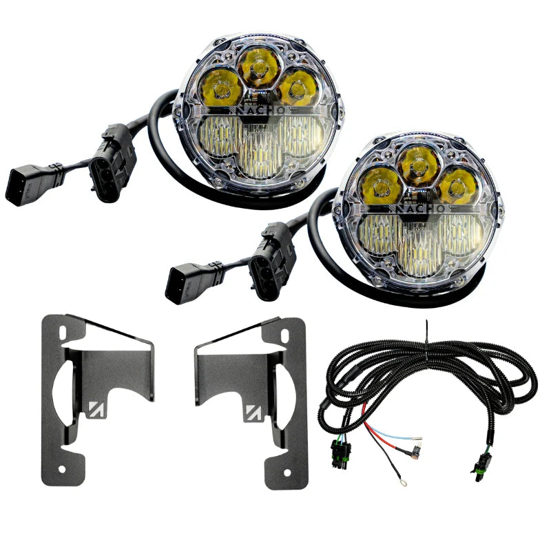 Nacho Offroad JL/JT Plug and Play Fog Kit