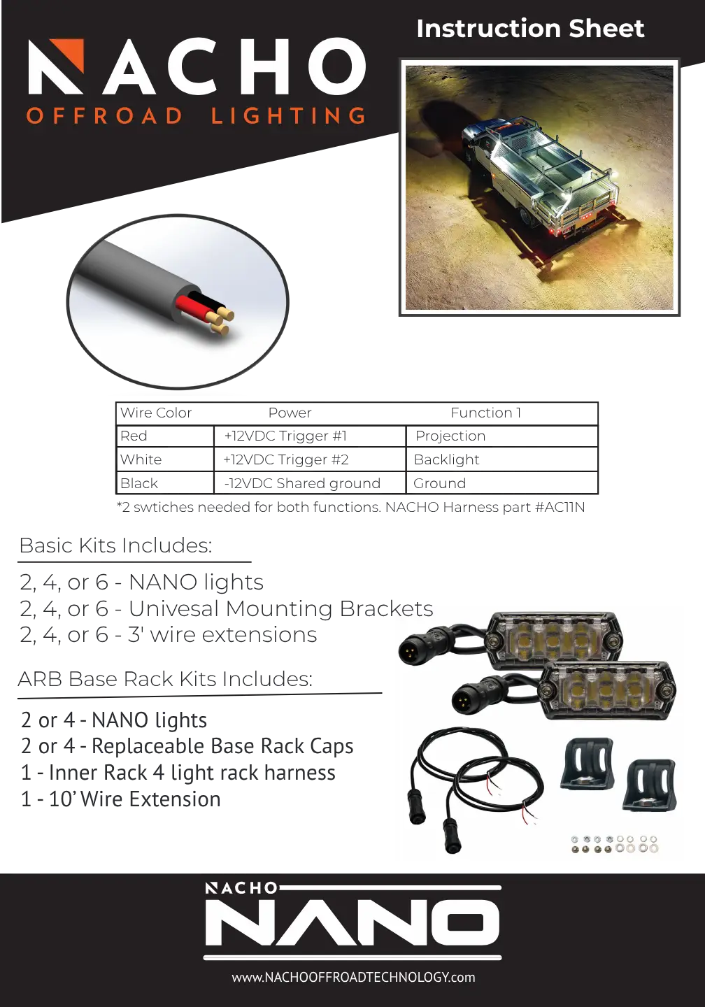 Nacho Offroad Nano Lights