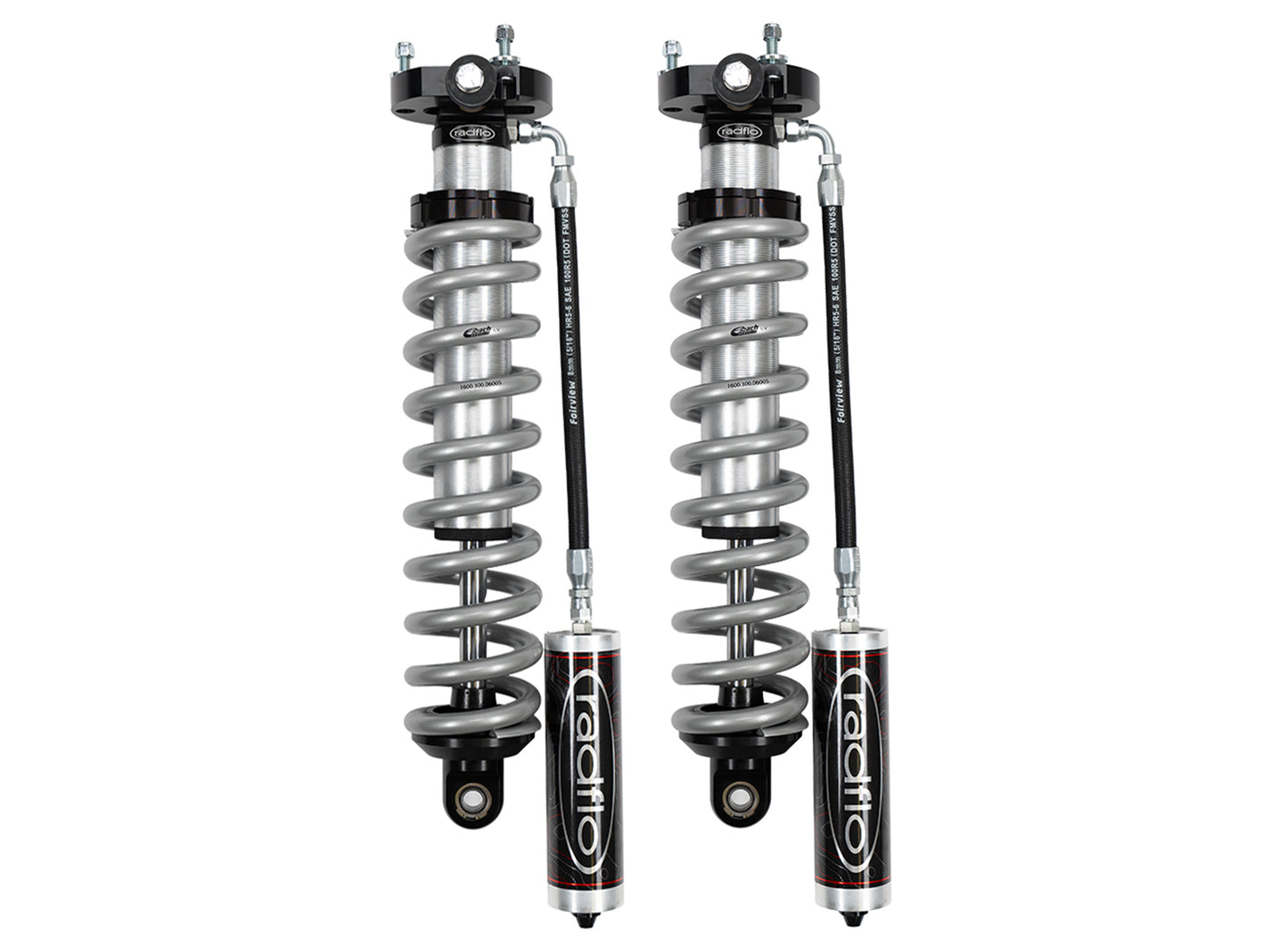 Radflo 2.5 Inch Front Coilover Kit With Reservoir (Tacoma 2005-2023)