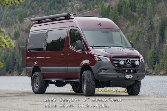 Stage 6.3 2" Lift System (2023+ AWD/4WD Sprinter 2500) by Van Compass