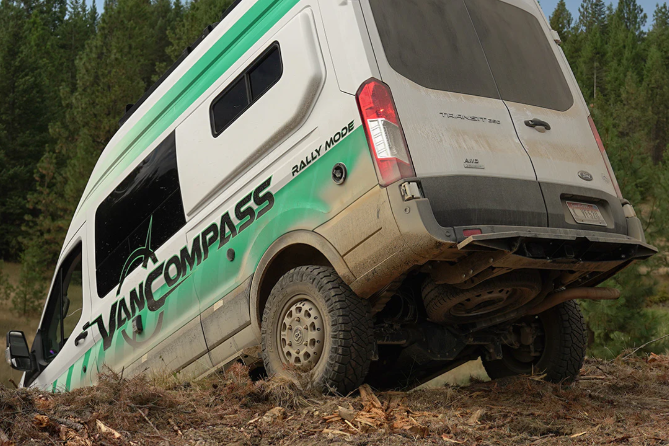 Rear Tug Step (Transit 2015+) by Van Compass
