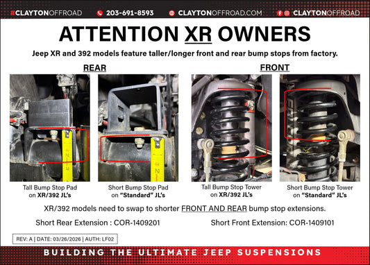 Jeep Wrangler 2.5" Premium Lift Kit (2018+, JL) by Clayton Offroad