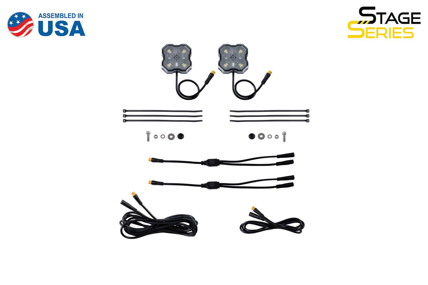 Stage Series Single Color LED Rock Lights by Diode Dynamics (2 pack)