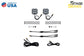 Stage Series Single Color LED Rock Lights by Diode Dynamics (2 pack)
