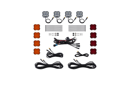 Stage Series Single Color LED Rock Lights by Diode Dynamics (4 pack)