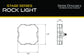 Stage Series Single Color LED Rock Lights by Diode Dynamics (2 pack)
